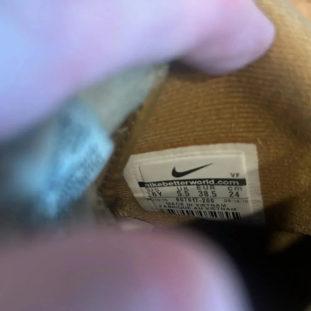 Nike Air Force 1 High Flax Youth Size 6Y GS  wheat Brown From 2015 (807617-200) - Picture 6 of 7